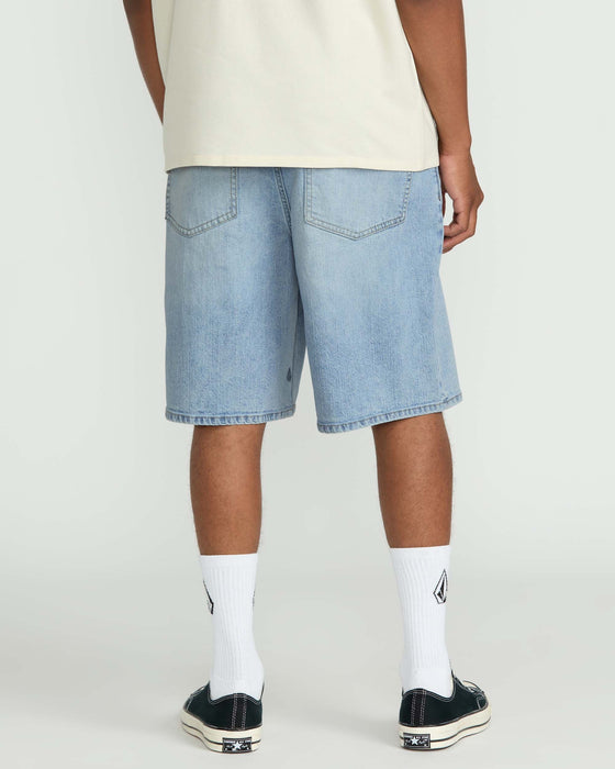Volcom Billow Denim Shorts-Dry Vintage