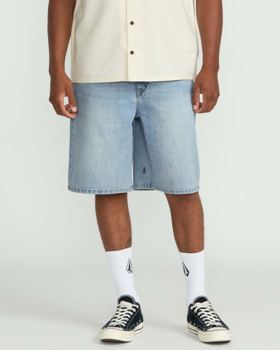 Volcom Billow Denim Shorts-Dry Vintage