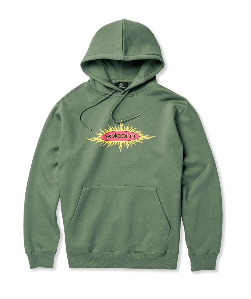 Volcom Nu Sun Hoodie Fir Green