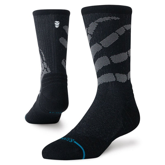 Stance Hands X Crew Socks-Black