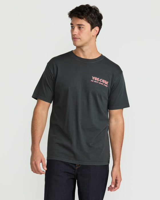 Volcom Never Ends Tee-Stealth
