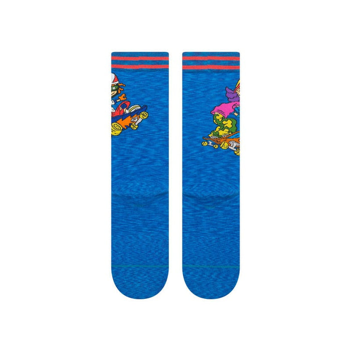 Stance Reggie and Otto Crew Socks-Royal
