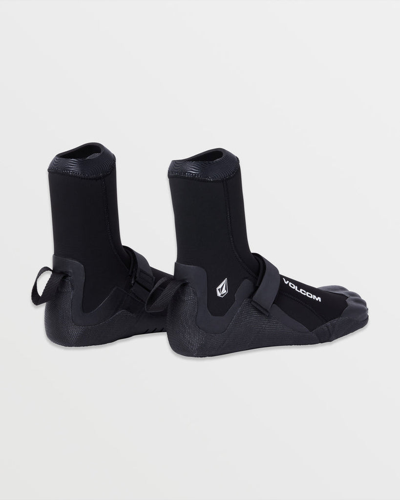 VOLCOM modulatOr 5mm ラウンドトゥサーフブーツ サイズ9 Volcom 5mm Round Toe Booties-Black — REAL Watersports