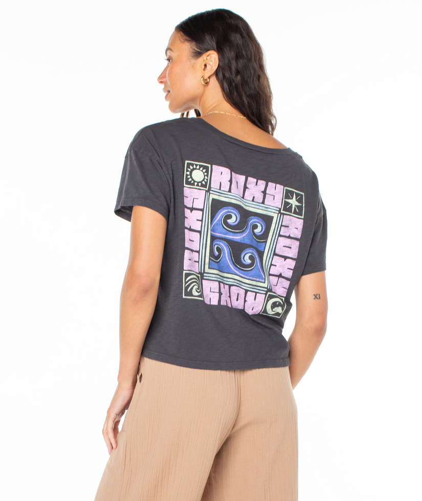 Roxy Wave Block Tee-Phantom — REAL Watersports