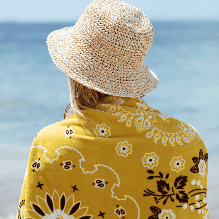 Slowtide Axel Beach Towel-Curry