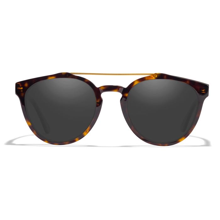 Cordina Twin Palms Sunglasses-Shiny Dark Tort/Grey Polar
