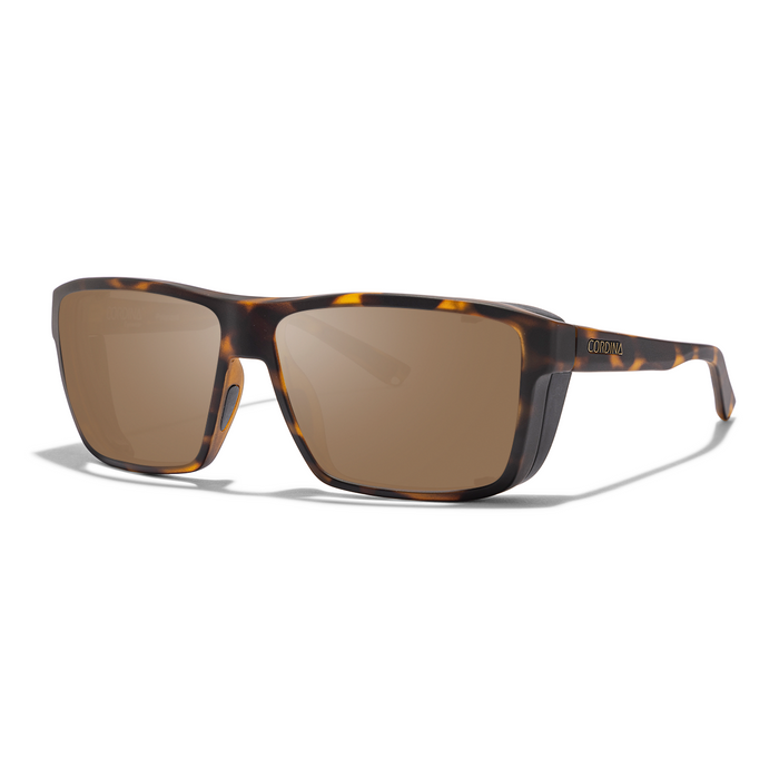 Cordina Lowlander Glass Sunglasses-Matte Tort/Bronze Mirror Polar