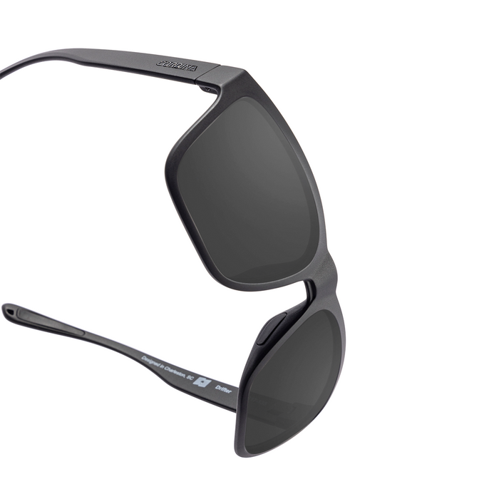 Cordina Drifter Glass Sunglasses-Matte Black/Grey Polar