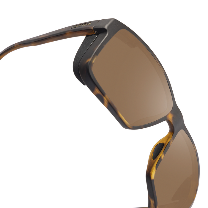 Cordina Lowlander Glass Sunglasses-Matte Tort/Bronze Mirror Polar