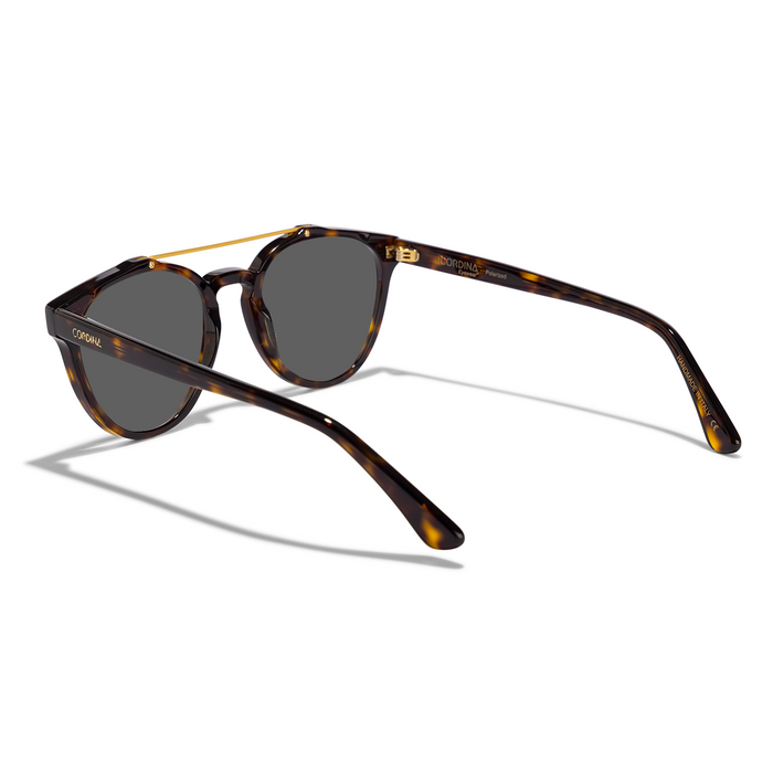 Cordina Twin Palms Sunglasses-Shiny Dark Tort/Grey Polar