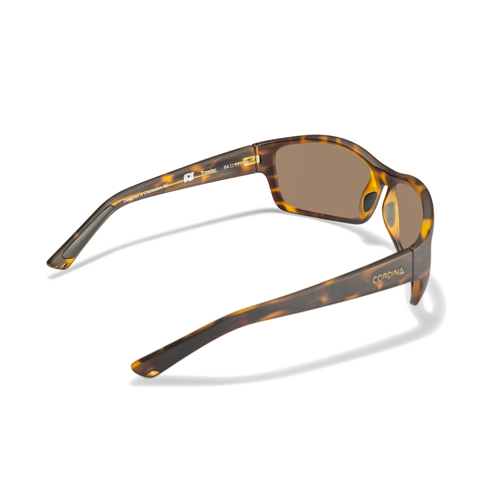 Cordina Trawler Sunglasses-Matte Tort/Bronze Mirror Polar