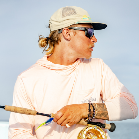 Bajio Bales Beach Sunglasses-Black Matte/Blue Mirror Glass