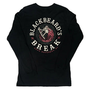 REAL Blackbeard's Break L/S Tee-Black