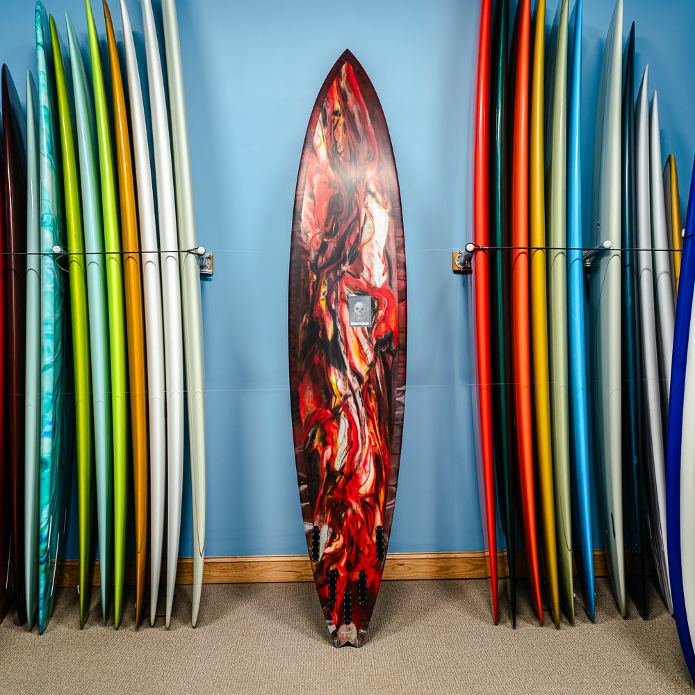 Hawaiian Spirit チェック柄サーフボード Christenson Sicario PU/Poly 8'6
