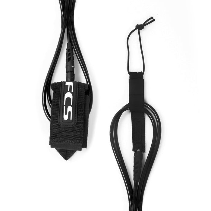 FCS All Round Classic Leash-Black-6' x 7mm