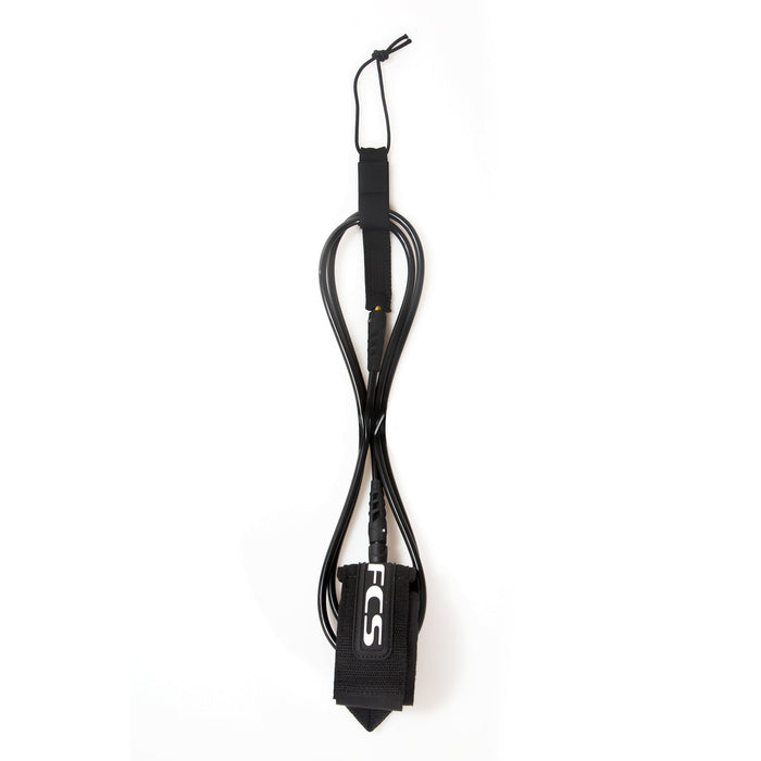 FCS All Round Classic Leash-Black-6' x 7mm