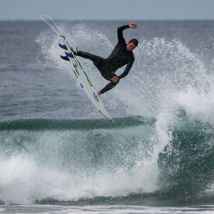 FCS II Matt Biolos PC Carbon Tri Fin Set-Blue-Large