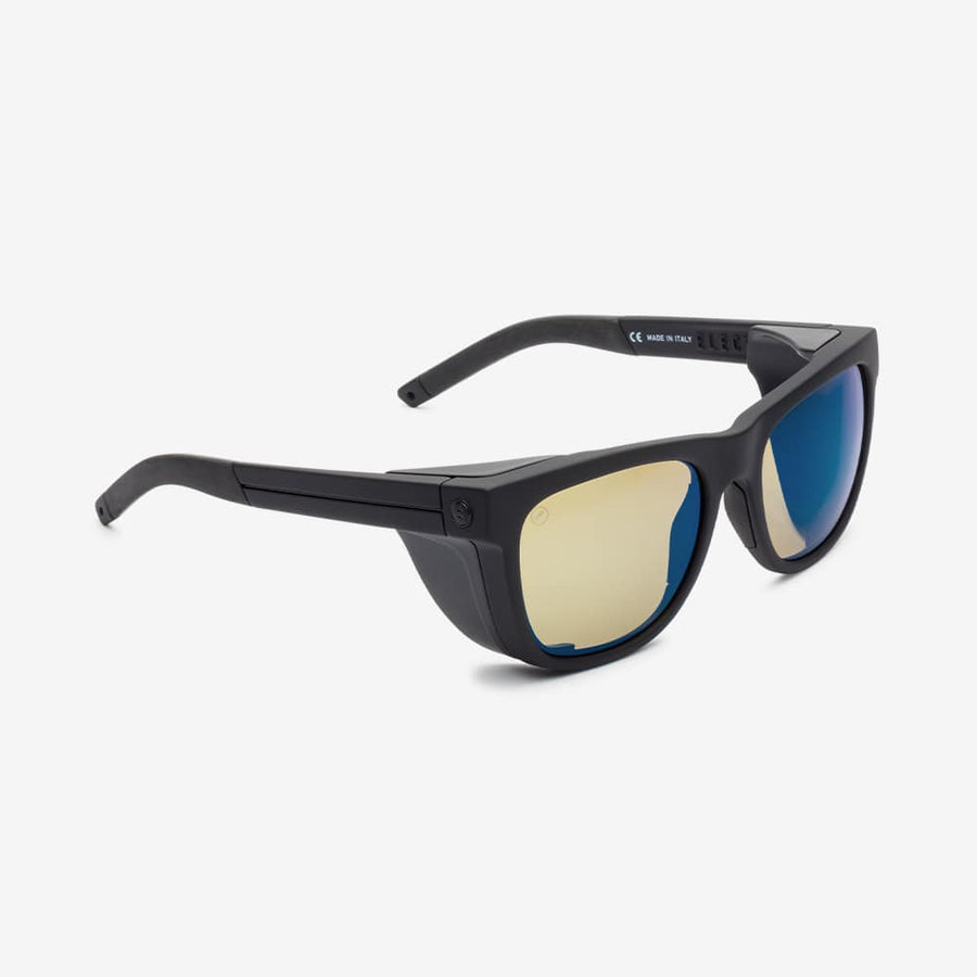 Electric 12 Sunglasses-Matte Black/HT Yellow Polar Pro — REAL