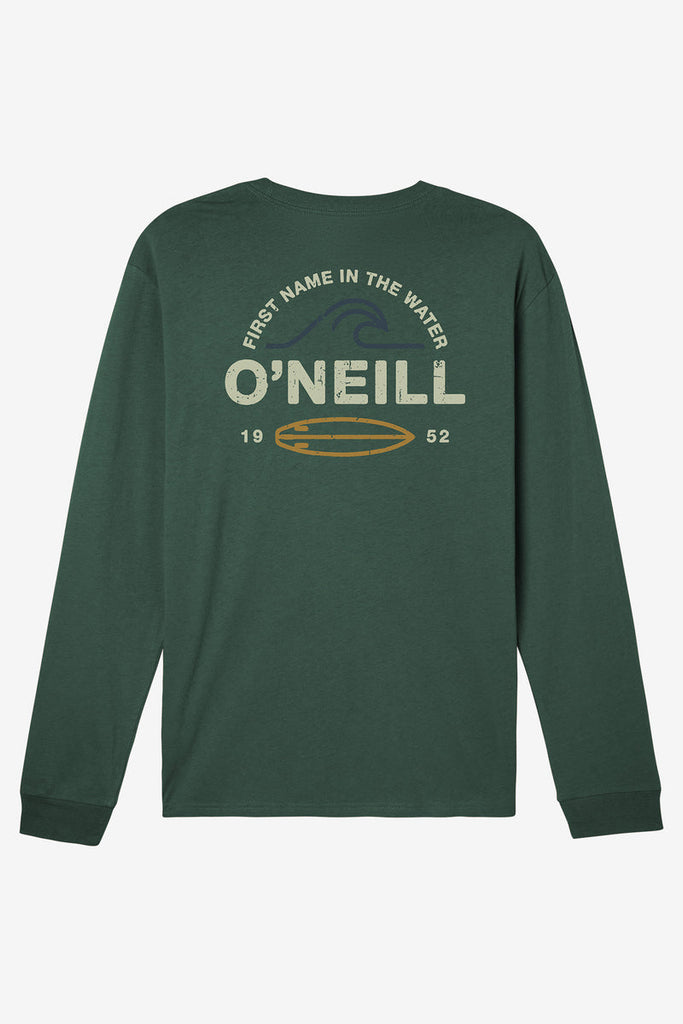 O'Neill Rip Tide Long Sleeve L/S Tee-Dark Olive — REAL