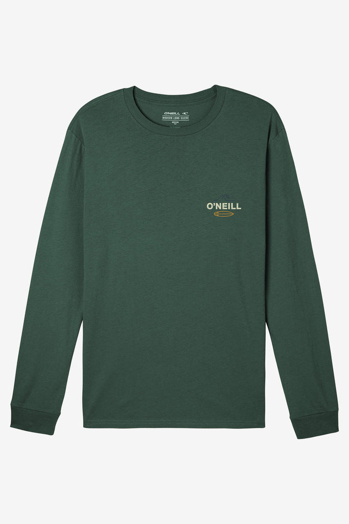 O'Neill Rip Tide Long Sleeve L/S Tee-Dark Olive — REAL