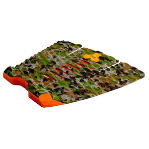 Channel Islands Fader XL 3 Piece Arch Traction Pad-Green Camo