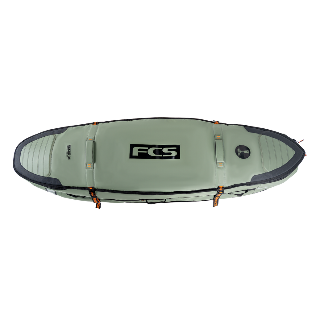 FCS Travel 2 Shortboard/Fish Boardbag-Alpine — REAL Watersports
