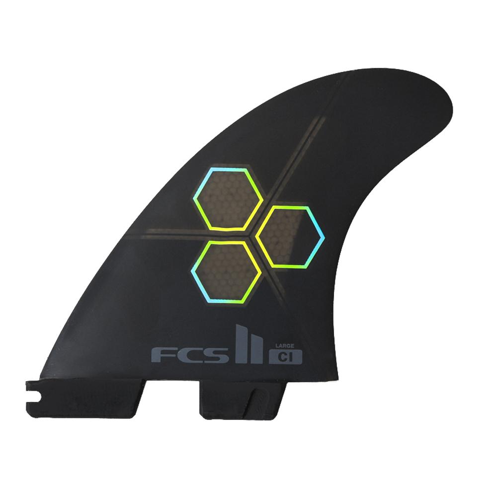 FCS II GM PCC Tri Set LARGE 3枚セット FCS II CI Upright PC Tri Fin Set-Black-Medium — REAL Watersports