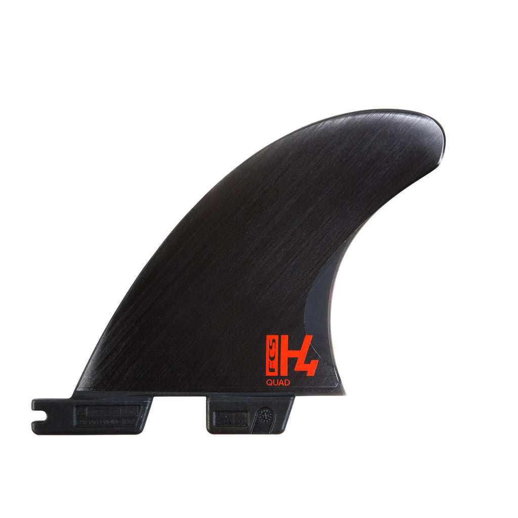 FCS II H4 Quad Rear Fin Set-Smoke-Medium — REAL Watersports