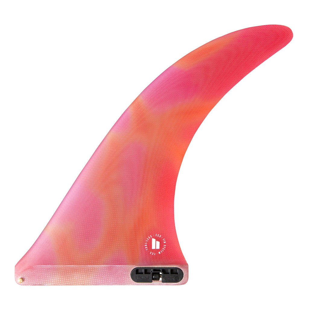 サーフィン・ボディボード FCS 2 KELIA MONIZ LONGBOARD FIN 9.75 FCS II Kelia Moniz PG Single Fin-Sunset Glass-9.75