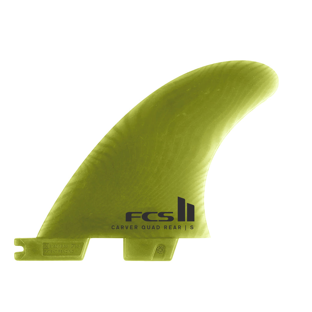 FCS II Carver Neo Glass Tri/Quad Fin Set-Eucalyptus — REAL Watersports