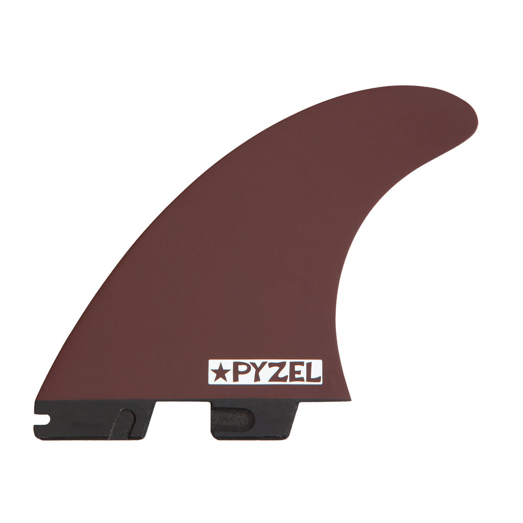 FCS Pyzel PC Tri Fin Set-Black/Shiraz-Large — REAL Watersports