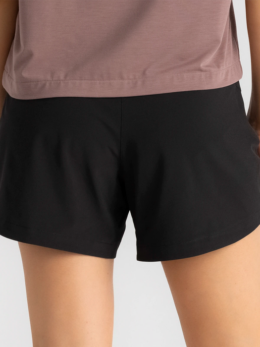 Free Fly Bamboo-Lined Active Breeze 5" Shorts-Black