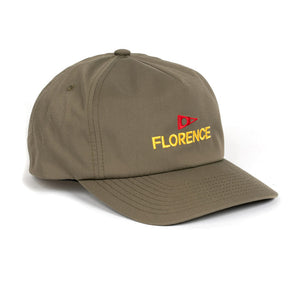 Florence Marine X Logo Twill Hat-Burnt Olive