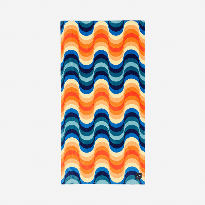 Slowtide Flip Side Beach Towel-Lagoon