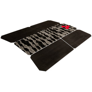 Channel Islands Flux 5 Piece Front Traction Pad-Black Tiger