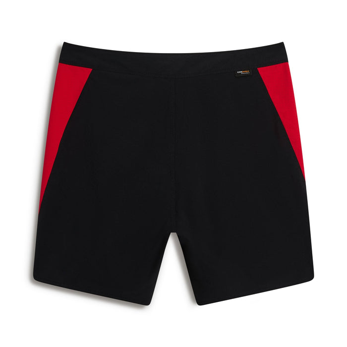 Florence Marine X Cordura Airtex Boardshorts-Black Racing Red