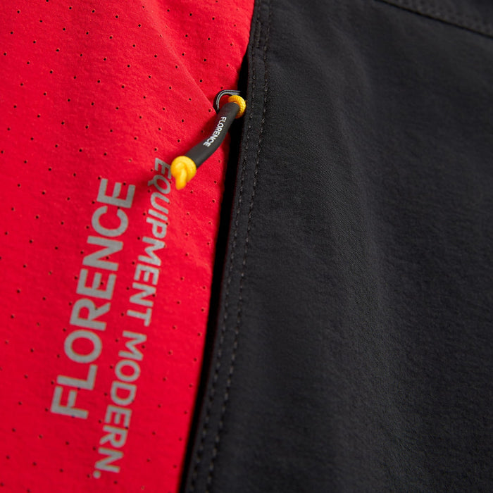 Florence Marine X Cordura Airtex Boardshorts-Black Racing Red