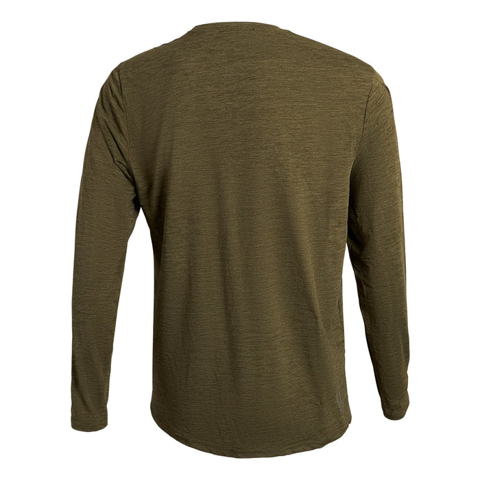 Florence Marine X Airtex L/S Shirt-Heather Burnt Olive
