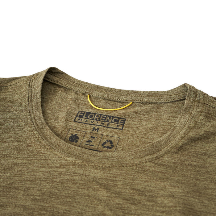 Florence Marine X Airtex L/S Shirt-Heather Burnt Olive