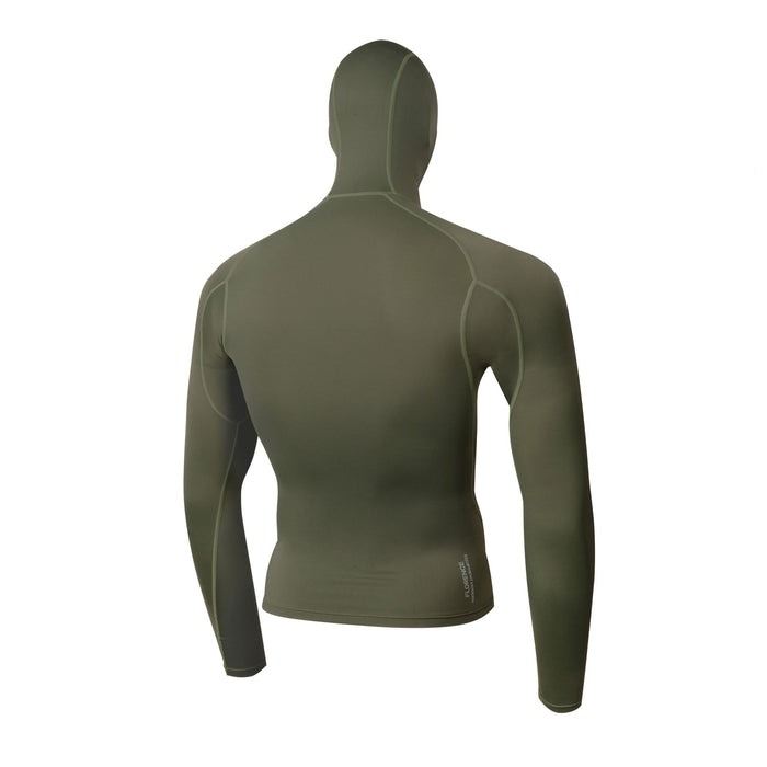 Florence Marine X Standard Issue Hooded L/S Rashguard-Thyme