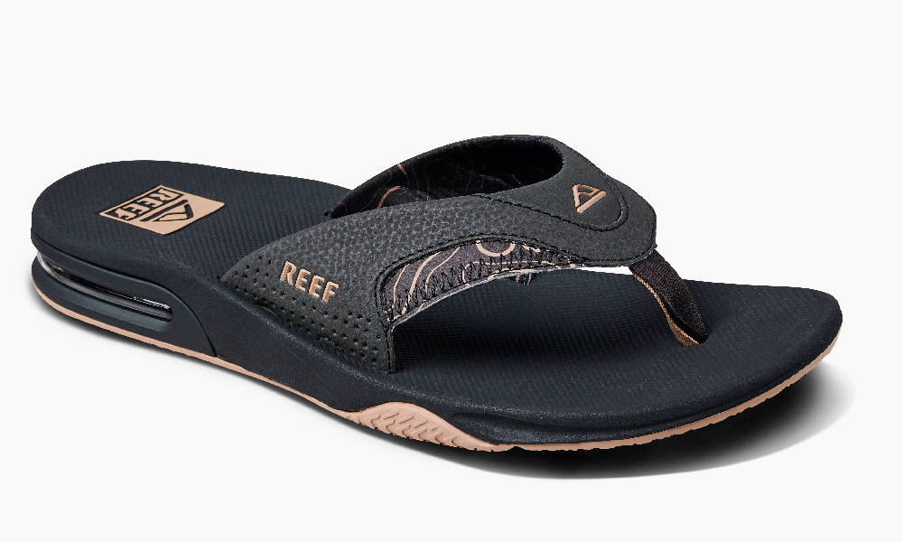 REEF Fanning Sandal-Tan Topo