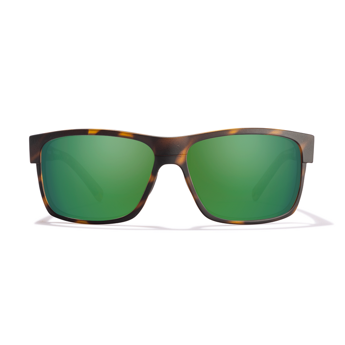Cordina Sawyer 2 Sunglasses-Matte Tort/Green Mirror Polar