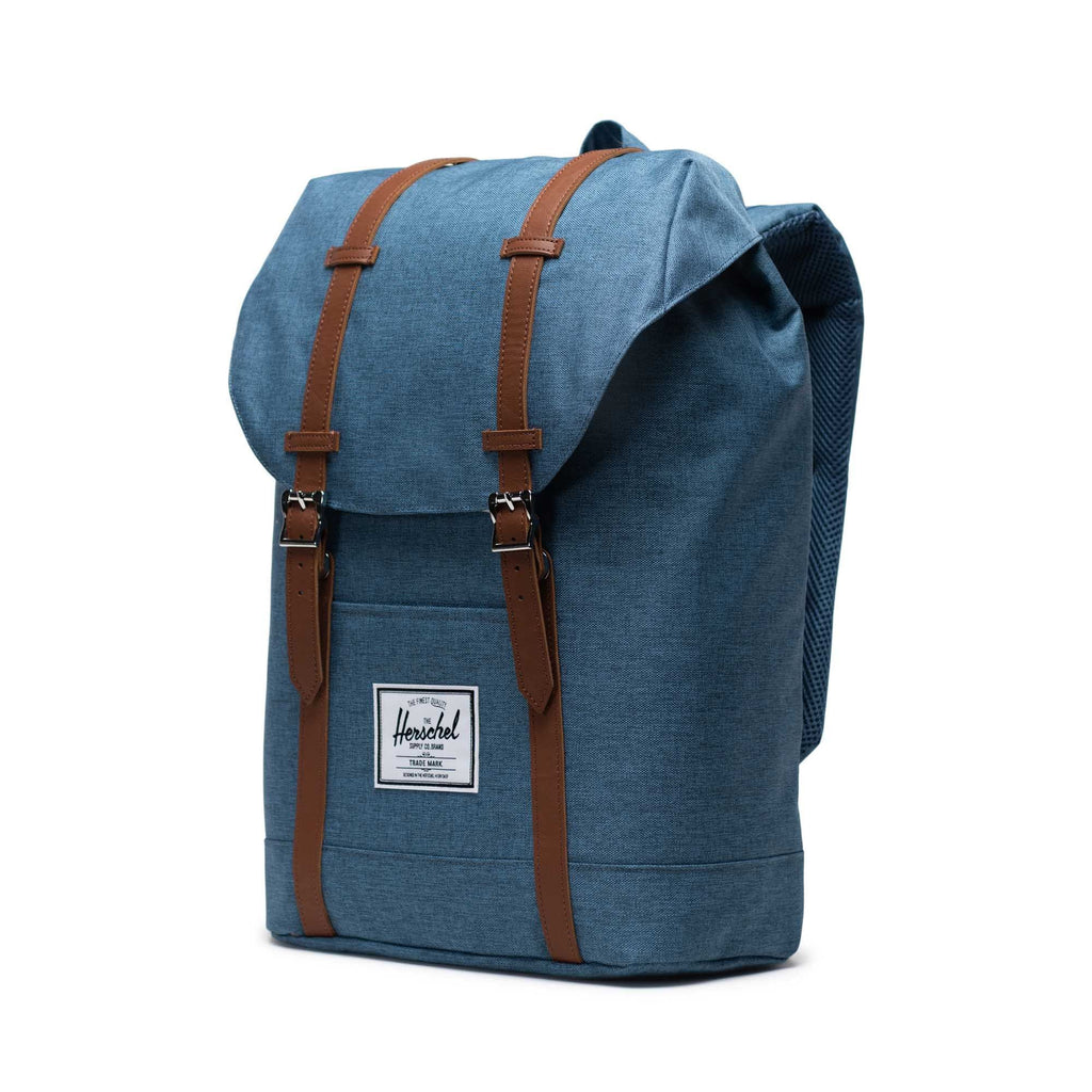 Herschel Retreat Backpack-Copen Blue Crosshatch — REAL Watersports Herschel Retreat Backpack-Copen Blue Crosshatch — REAL Watersports