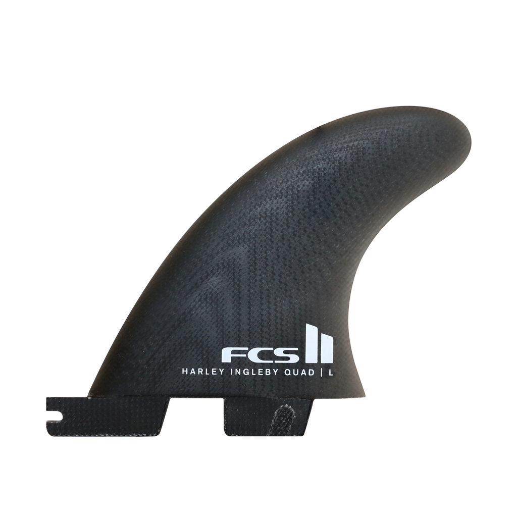 FCS Harley Ingleby サーフボードフィン FCS II Harley Ingleby PG Quad Fin Set-Smoke-Large — REAL Watersports