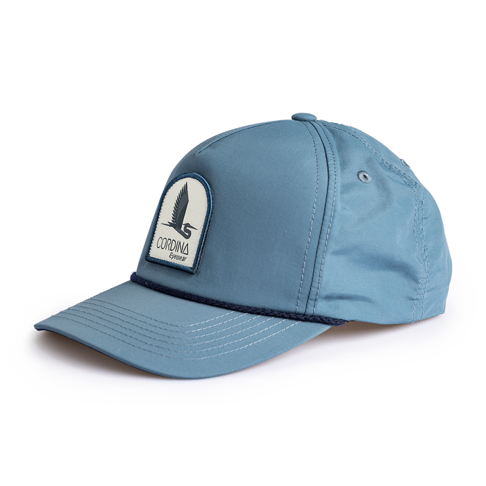 Cordina Heron Hat-Deep Blue/Deep Blue Rope