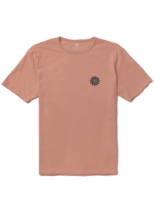 Vissla Spins Organic Tee-Papaya