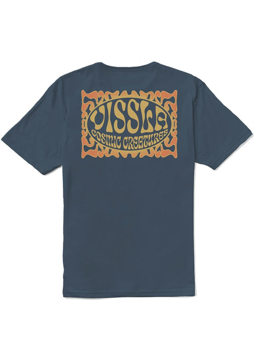 Vissla Cosmic Creatures Organic Tee-Dark Denim