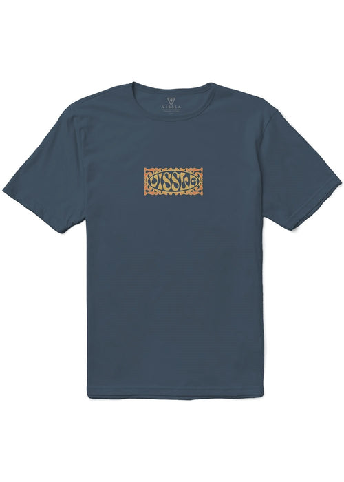 Vissla Cosmic Creatures Organic Tee-Dark Denim