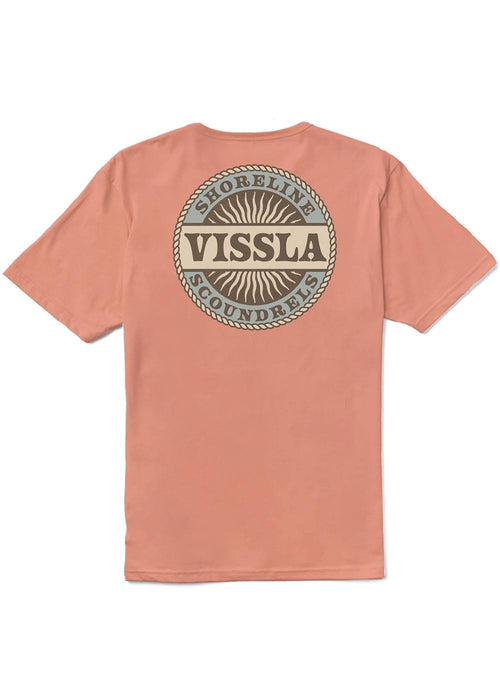Vissla Scoundrels Organic Tee-Papaya