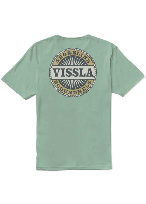 Vissla Scoundrels Organic Tee-Jade